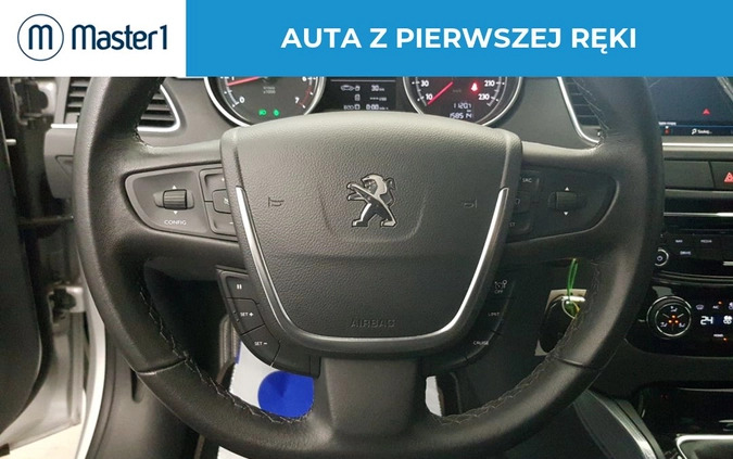 Peugeot 508 cena 40850 przebieg: 158505, rok produkcji 2018 z Limanowa małe 191